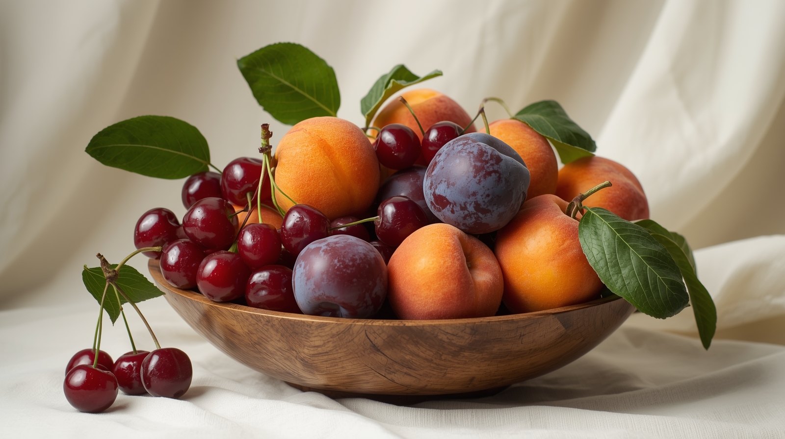 Cherries, Plums , Apricots