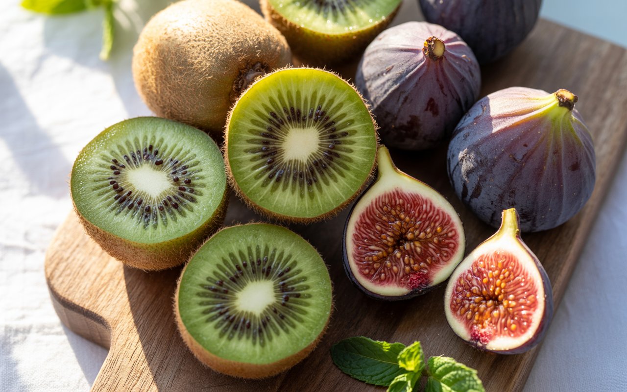 Fresh Kiwi and Figs
